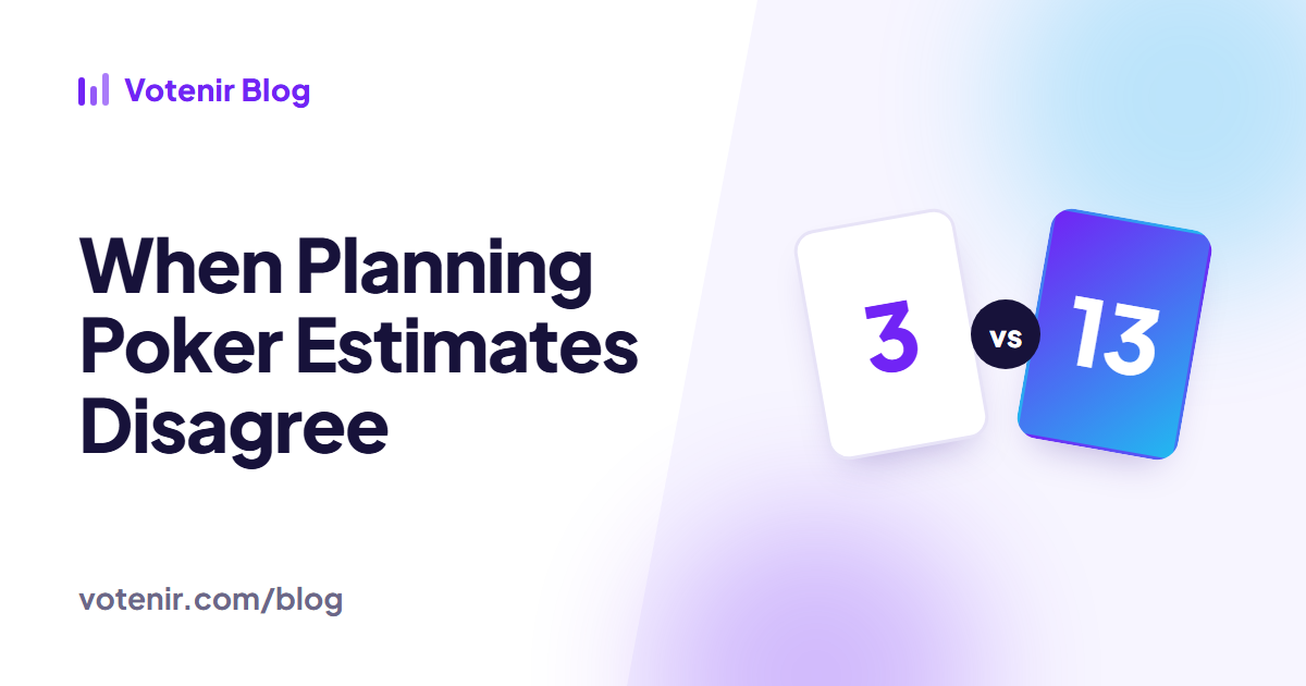 When Planning Poker Estimates Disagree